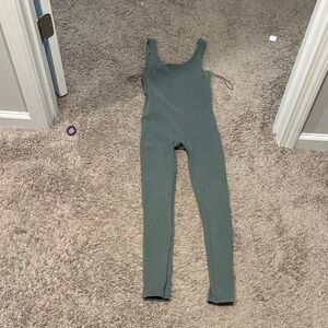 Zara Teal Sleeveless Jumpsuit